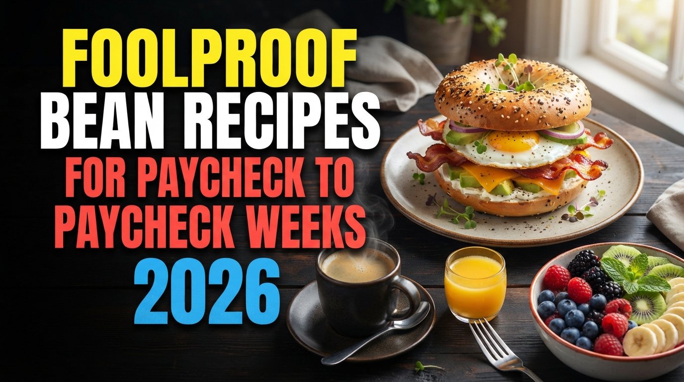 Foolproof Bean Recipes for Paycheck to Paycheck Weeks