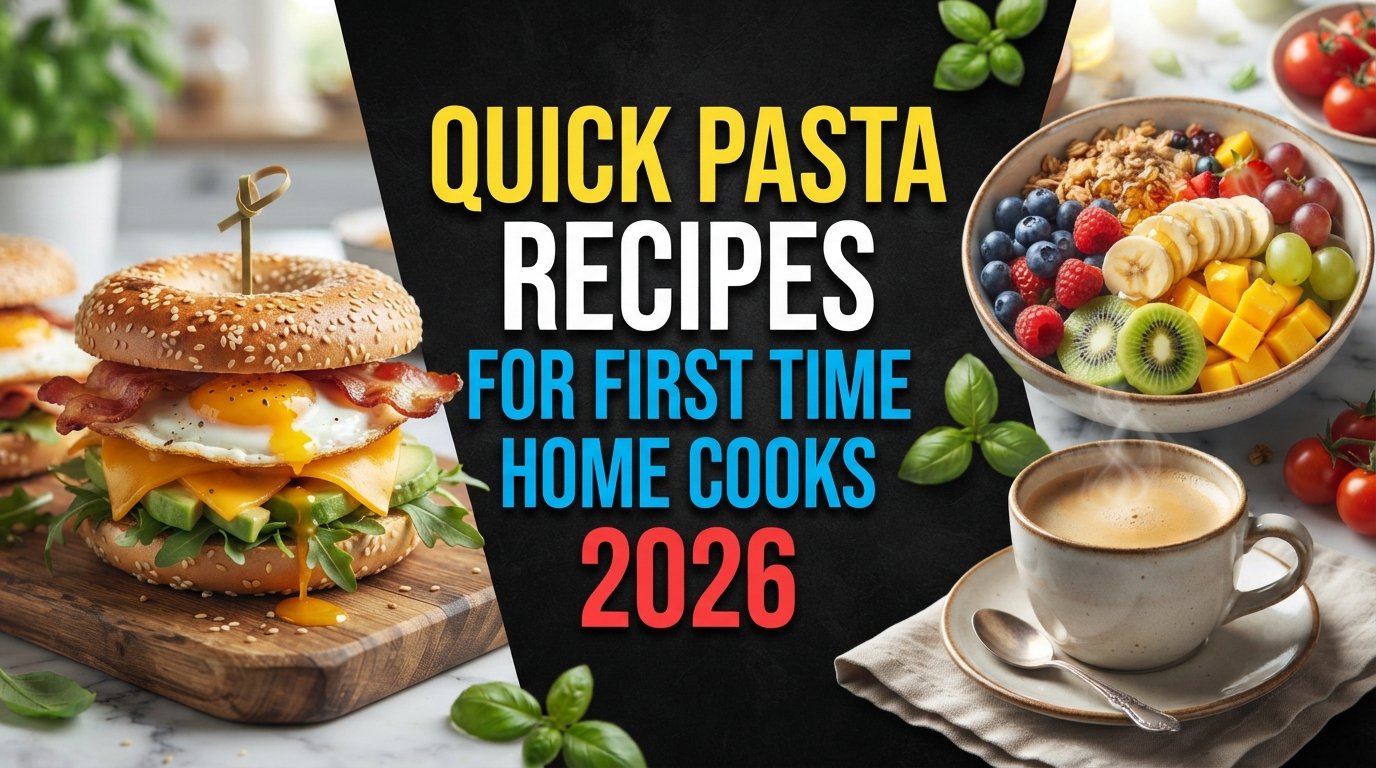 Quick Pasta Recipes for First Time Home Cooks